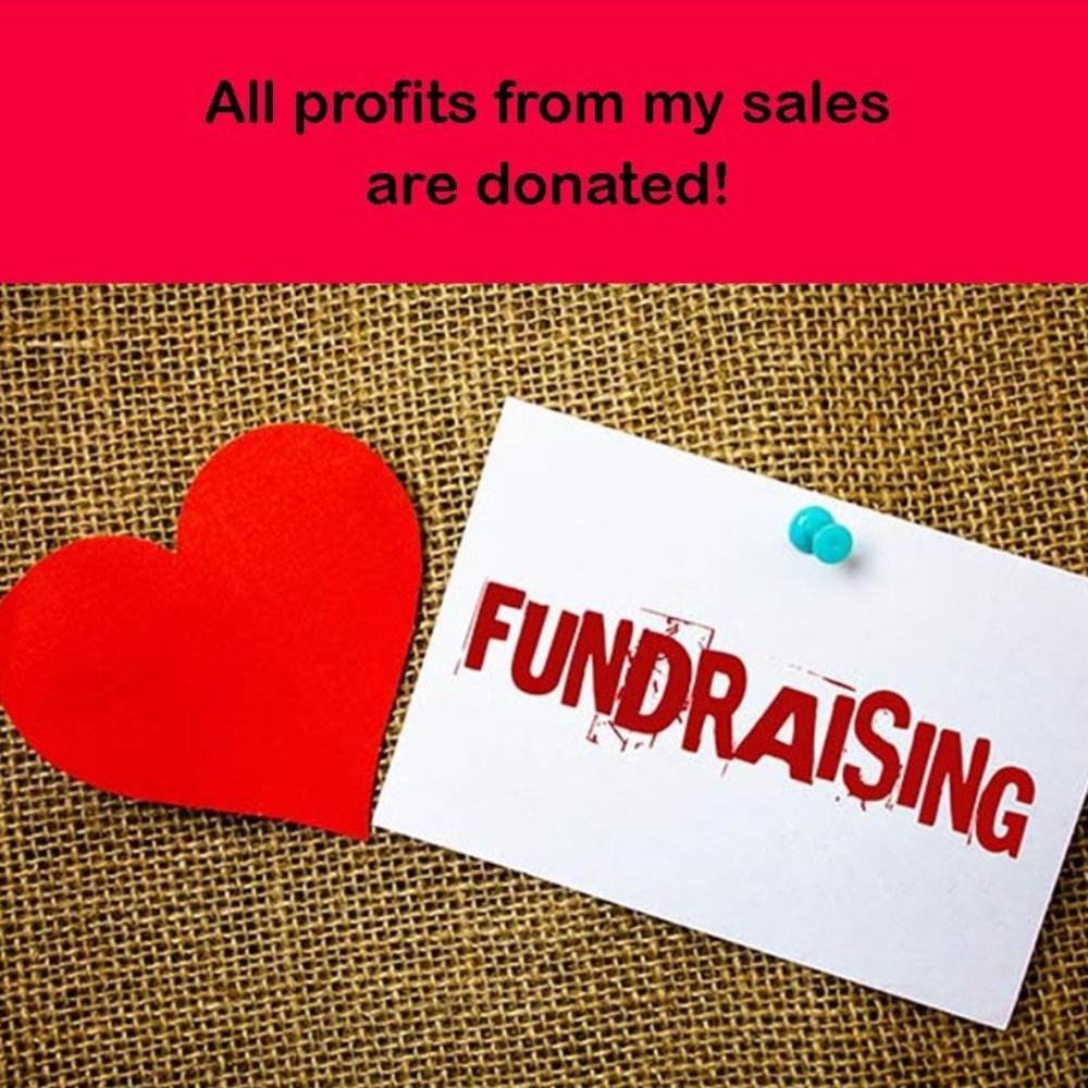 All profits are donated!!